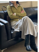 PB Open Collar Cardigan T-shirt