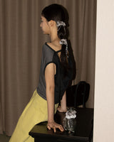 COWL NECK SLEEVELESS (BLACK)