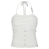 COLLECTION KNIT HALTERNECK SLEEVELESS [IVORY]