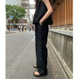 Matil denim banding pants