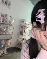 little hime hair pin - right pink (2pcs set)