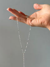 [925silver] Spot drop necklace