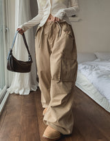 Brick Vintage Wide Cargo Pants