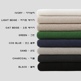 LMN Rainy Silket Hatch Semi Zip-Up Short Sleeve Knitwear (8 colors)