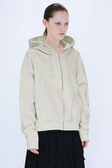 KNIT LAYERED HOODIE