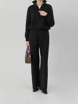 Modern Collar Knit Set-up