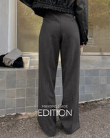 【MADE】No button Wide slacks