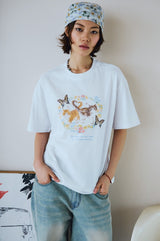 26SS★ DTP Kitten Daisy Short Sleeve Tee