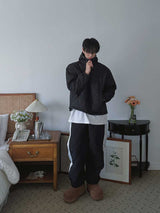  ASCLO Quilting Hood Padded Jumper (2color)