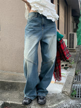 バイアスワイドジーンズ (2C)