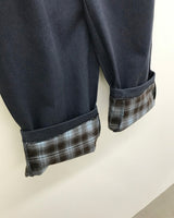 [MD Pick] ノンフェードチェックロールアップデニム (2 Colors)
