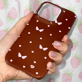 ハートドットウィングスマホケース