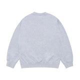 24FW UPSIDE DOWN LOGO NAPPING ZURRY SWEATSHIRTS MELANGE