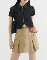 Camilla Pin Tuck Cargo Bending Skirt