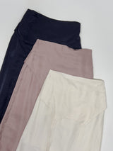 Fold Satin Lace Skirt