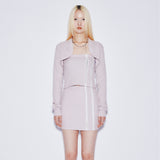  Waffle Skirt [lilac]