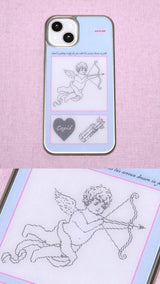 [MADE] [PHONE CASE] キューピッド (ブルー)