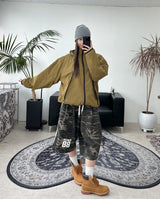 Raven Multi-Zipper Check Jacket