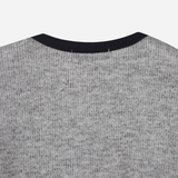 Lav Crop Contrast Knit