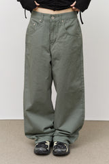 Cast Cotton Stitch Wide Pants