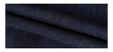 Deep blue bow tie denim shirt