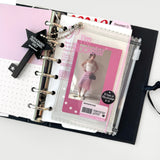 oab pvc pouch / photo card clear pocket