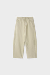 Ien Herringbone Curved Pants
