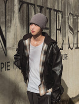 Lokia Crop Leather Jacket