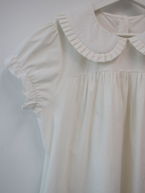 pleats collar mini dress 