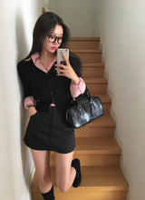 [BELLIDE MADE] Muted V-neck Long Sleeve Cardigan