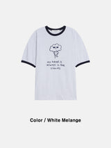 Cloud Ringer Loose Fit Short Sleeve 2COLOR