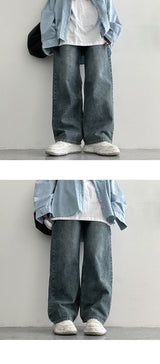 モンドウォッシングワイドデニムパンツ (3 colors)