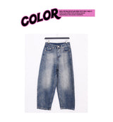 angel washing denim pants