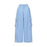 LARGIO CARGO WIDE SWEAT PANTS (3COLOR)