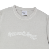 25SS シューティングロゴピグメントウーマン半袖Tシャツ ライトグレー