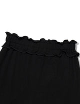 フリル カプリ スカートパンツ(BLACK)