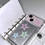 [made] LED POP stars MagSafe card wallet