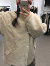 Odd Boucle High Neck Jacket (2color)