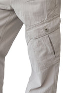 Marble Flare Work Pants