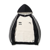 EL No.16 Raglan Line Hoodie T-Shirt 4Color