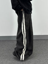 terry four pintuck pants