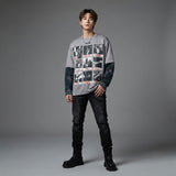 Grey RockStar Layered T-Shirt