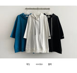 Rens over hooded short-sleeved T-shirt (3 colors)