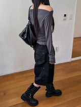 Onz Stitch Multi-Pocket Bermuda Pants