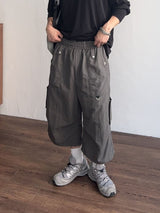 Strap Utility Nylon Bermuda Pants (3color) (No.968)