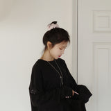 Garden Hair scrunchies (baby pink)