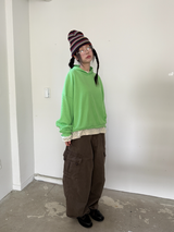ディッツィーフローラルワッフルT