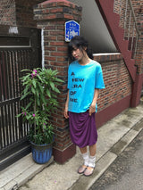 ノイア レタリング ルーズフィット ショートスリーブ ティー