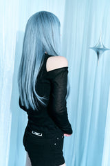 See-through layered T-shirt set