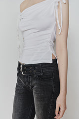 ANGEL STRAP TOP white